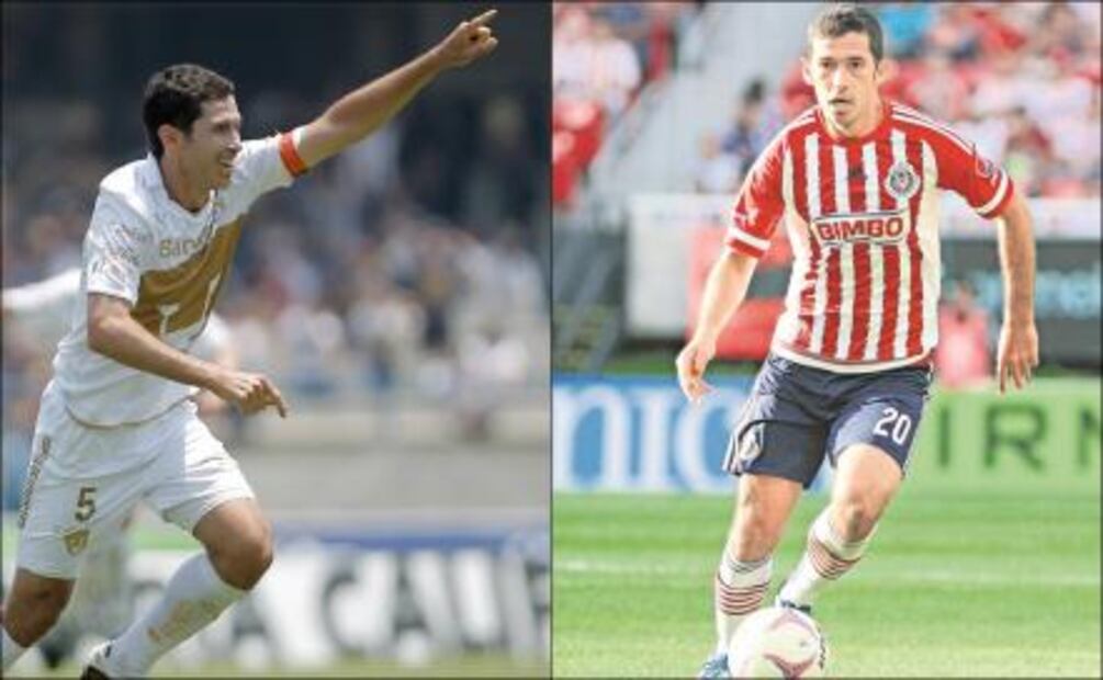 Recuento. Chivas-Pumas: conoce a los jugadores que han portado ambas playeras