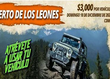 Sedema niega autorización de evento de vehículos 4x4 en el Desierto de los Leones