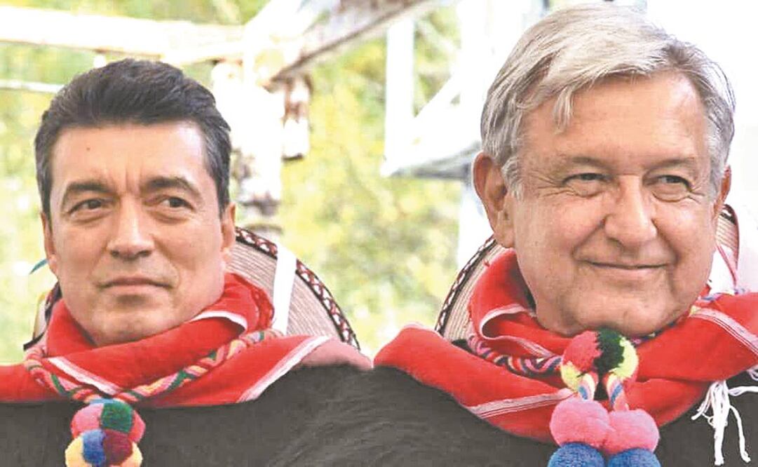Rutilio Escandón, gobernador de Chiapas, y Andrés Manuel López Obrador, Presidente de México. Foto: Archivo/EL UNIVERSAL