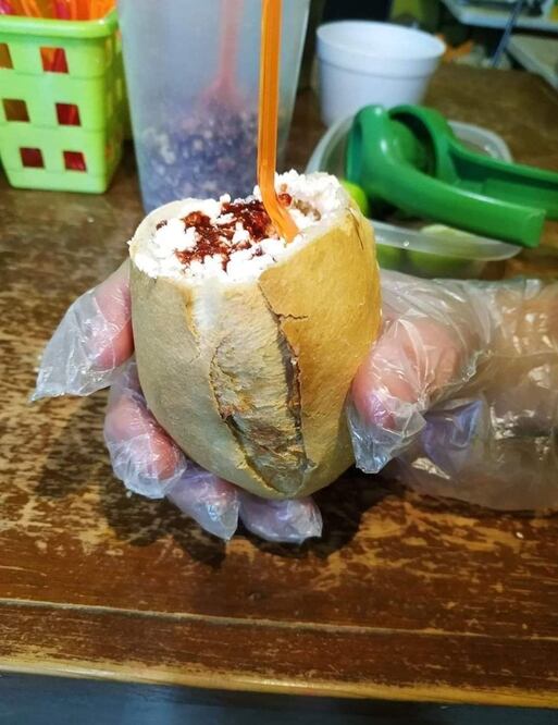 El boliesquite, una clara representación de la tradición culinaria de la CDMX  /  Foto: Twitter