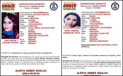 Reportan la desaparición de otras dos adolescentes en Sinaloa