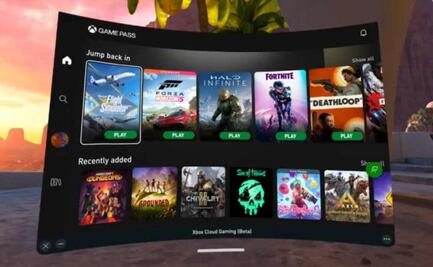 Xbox Cloud Gaming llegará a Meta Quest 2