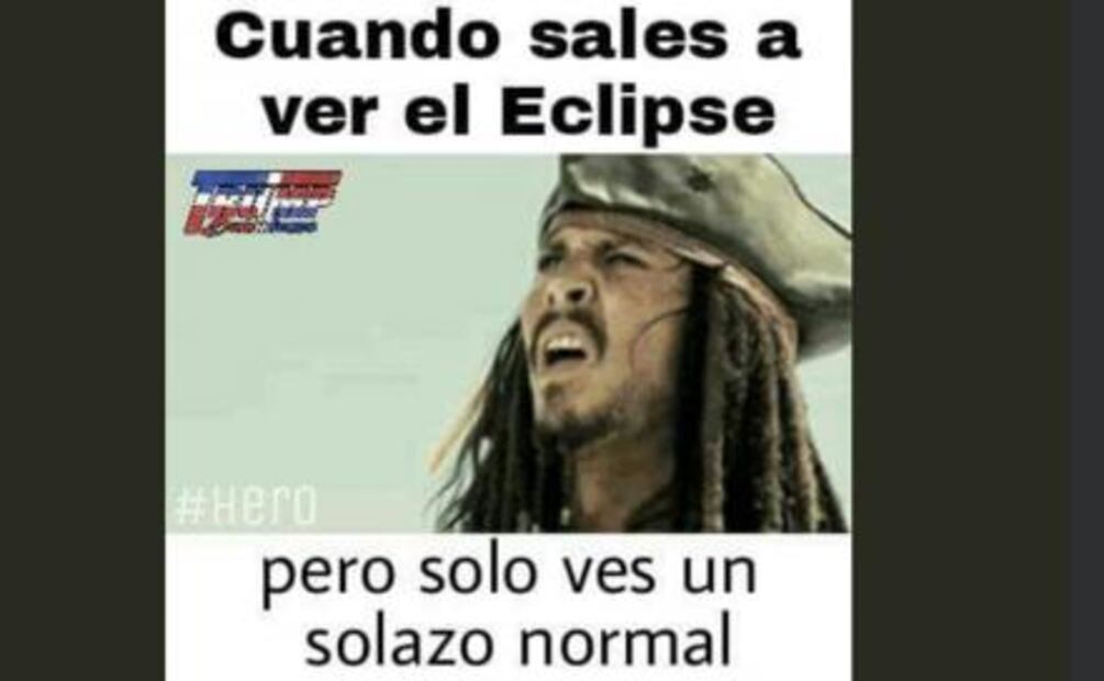 Eclipse solar desata memes en redes sociales