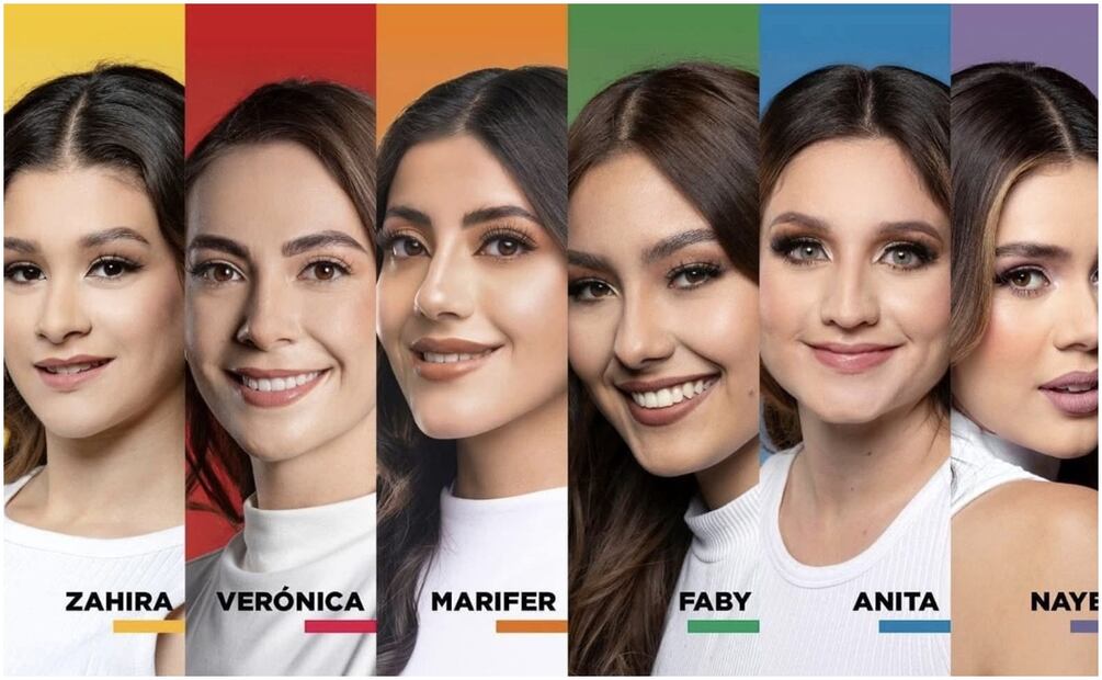 Esta era la lista original de candidatas finalistas a Reina de la Feria Nacional de San Marcos 2025 (22/01/2025). Foto: Especial