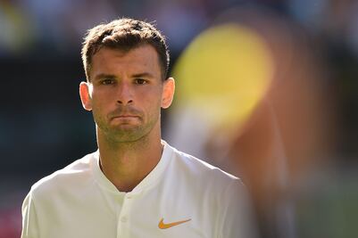 Primera sorpresa en Wimbledon, Dimitrov se despide