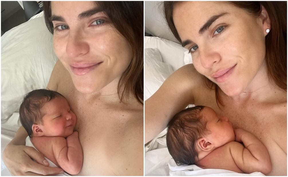 Karla Souza presume a Giulia, su tercera hija.