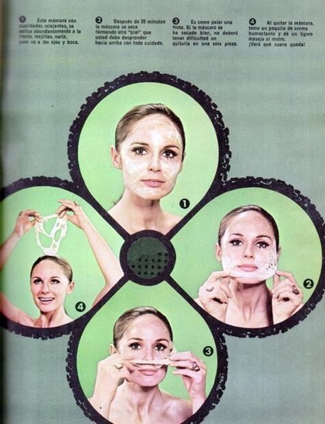 Estos eran “los tutoriales” para ellas en los años 60