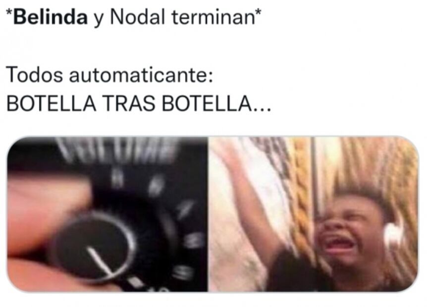 Christian Nodal y Belinda son comidilla por los memes en redes sociales