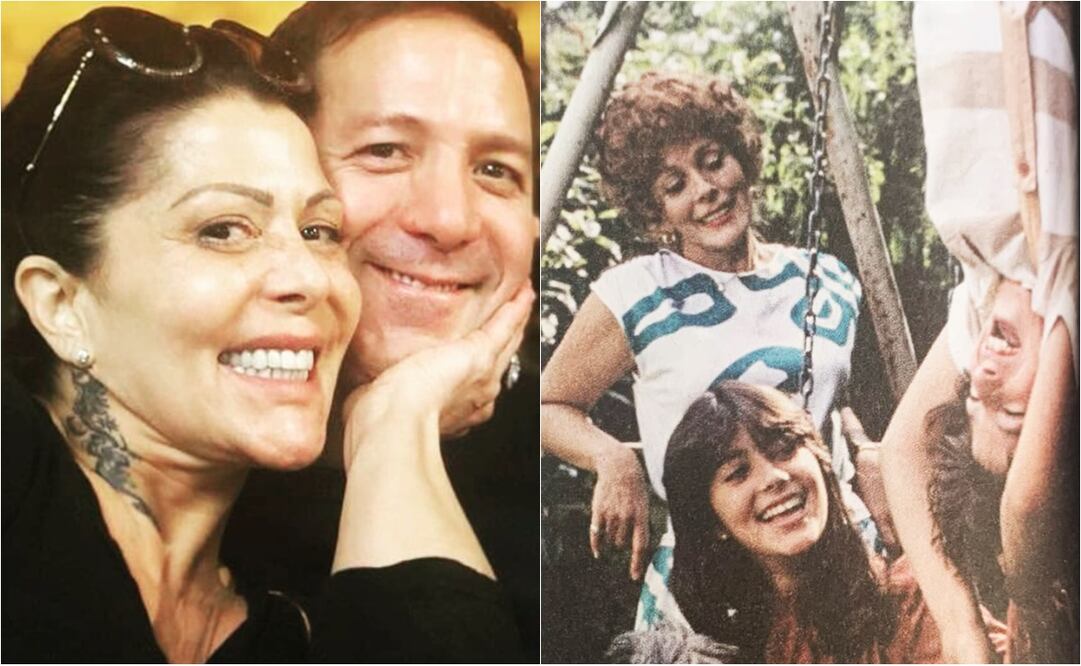 Alejandra y Luis Enrique Guzmán posan a lado de su progenitora, doña Silvia Pinal, en la década de los setenta.
Foto: Instagram