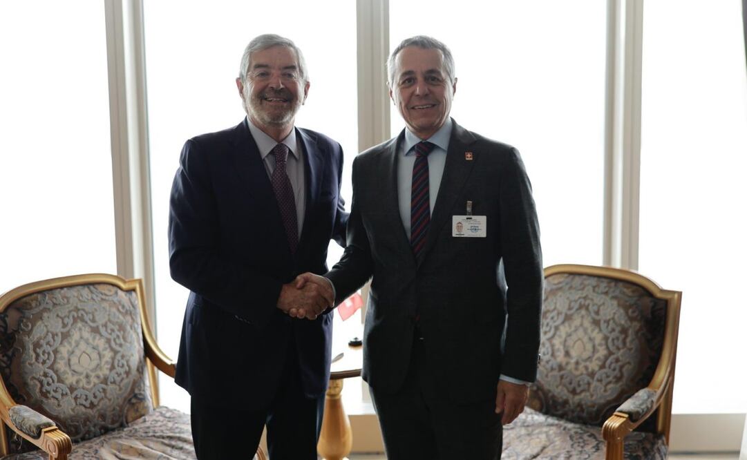 Canciller De la Fuente agradece a Suiza apoyo para la administración de oficinas y bienes en Ecuador, tras asalto a embajada. Foto: SRE