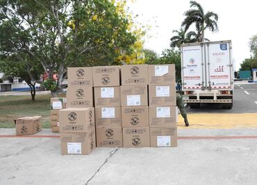 Llega a Yucatán lote con más de 50 mil vacunas contra el Covid de Pfizer