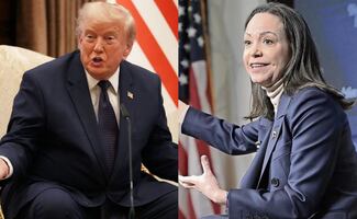 Trump niega haber pedido a Corina Machado no viajar a Venezuela; rechaza versiones sobre restricciones