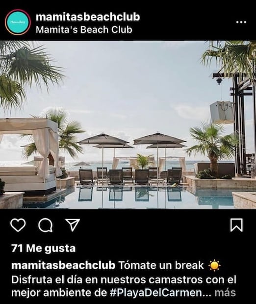 FOTOS: Así es el Mamita’s Beach Club, en Playa del Carmen, donde encontraron muerto a su gerente