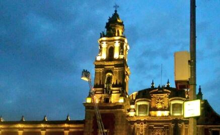 Reportan hombre en cúpula de Iglesia de Santo Domingo