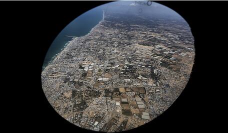 FOTOS: Así se ve la destrucción de Gaza desde el aire tras casi dos años de la ofensiva israelí