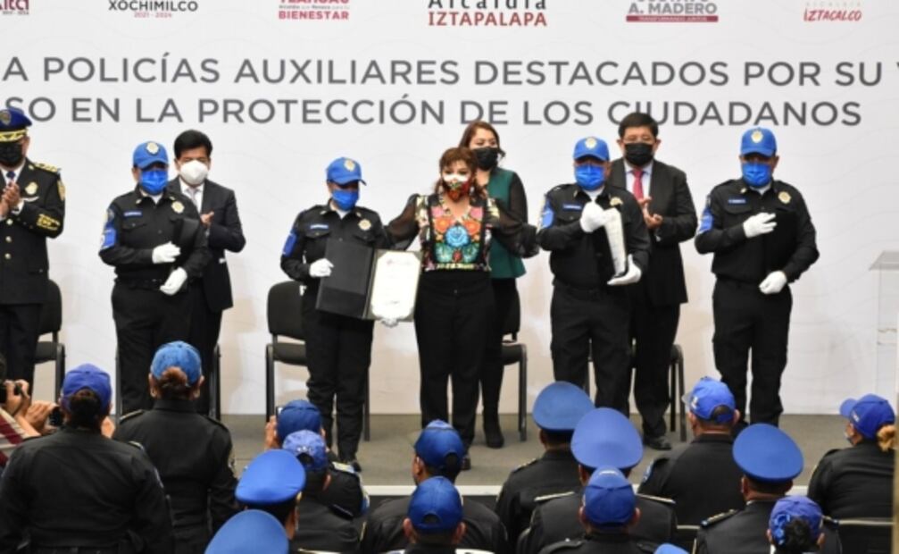 Alcaldes morenistas reconocen labor de policías de la CDMX para combatir delincuencia 