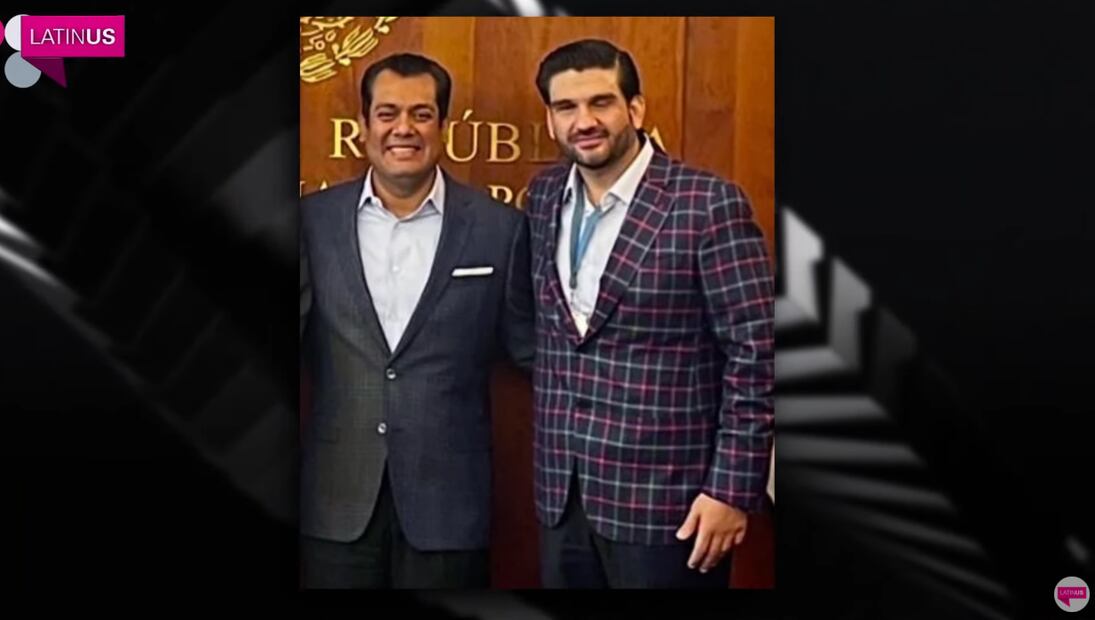 El presidente de la Cámara de Diputados, Sergio Luna, con el abogado Penilla. Foto: captura de pantalla tomada de Latinus