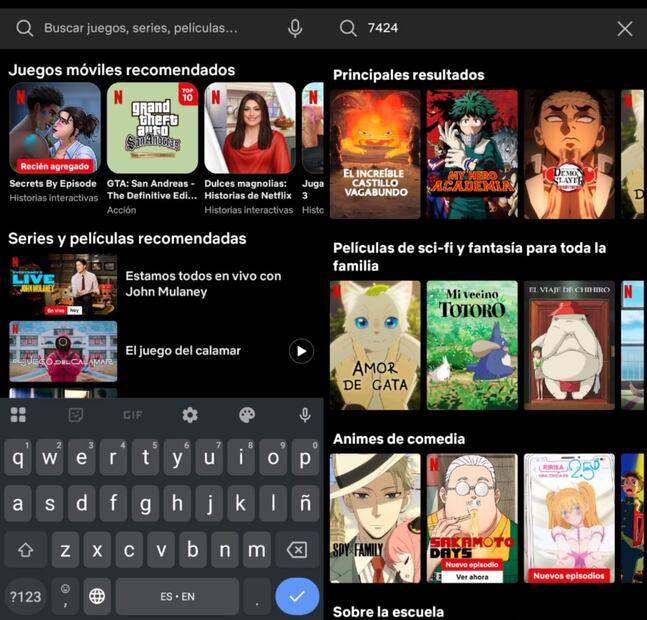 ¿Qué es el código 7424 en Netflix?. Foto: Captura de pantalla