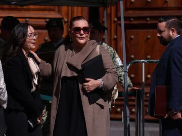 Consejeros del INE llegan a Palacio Nacional; dialogarán con Sheinbaum sobre presupuesto para elección judicial