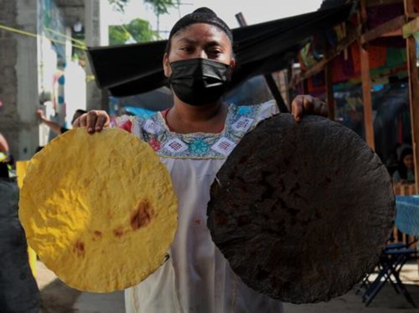 Las tortillas de maíz más grandes de México están en Oaxaca