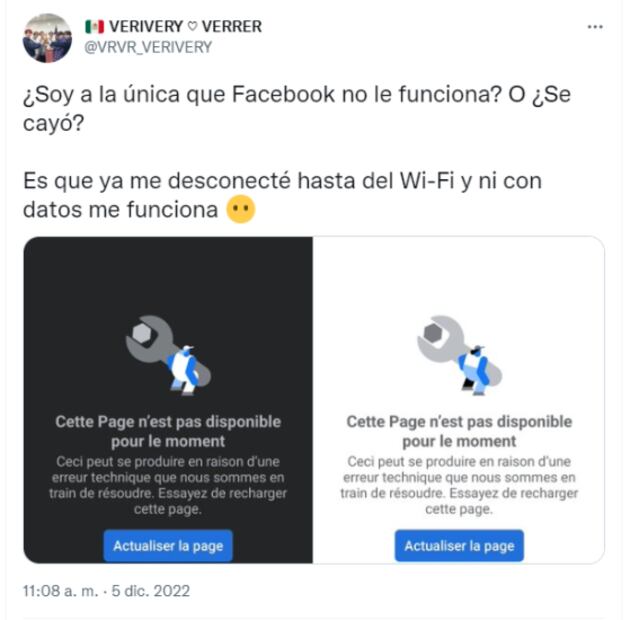 Usuarios reaccionan con memes a caída de Facebook