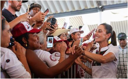 Sheinbaum admite "tensiones" para elegir al candidato presidencial de la 4T; AMLO la aconsejó para vivir en Palacio Nacional