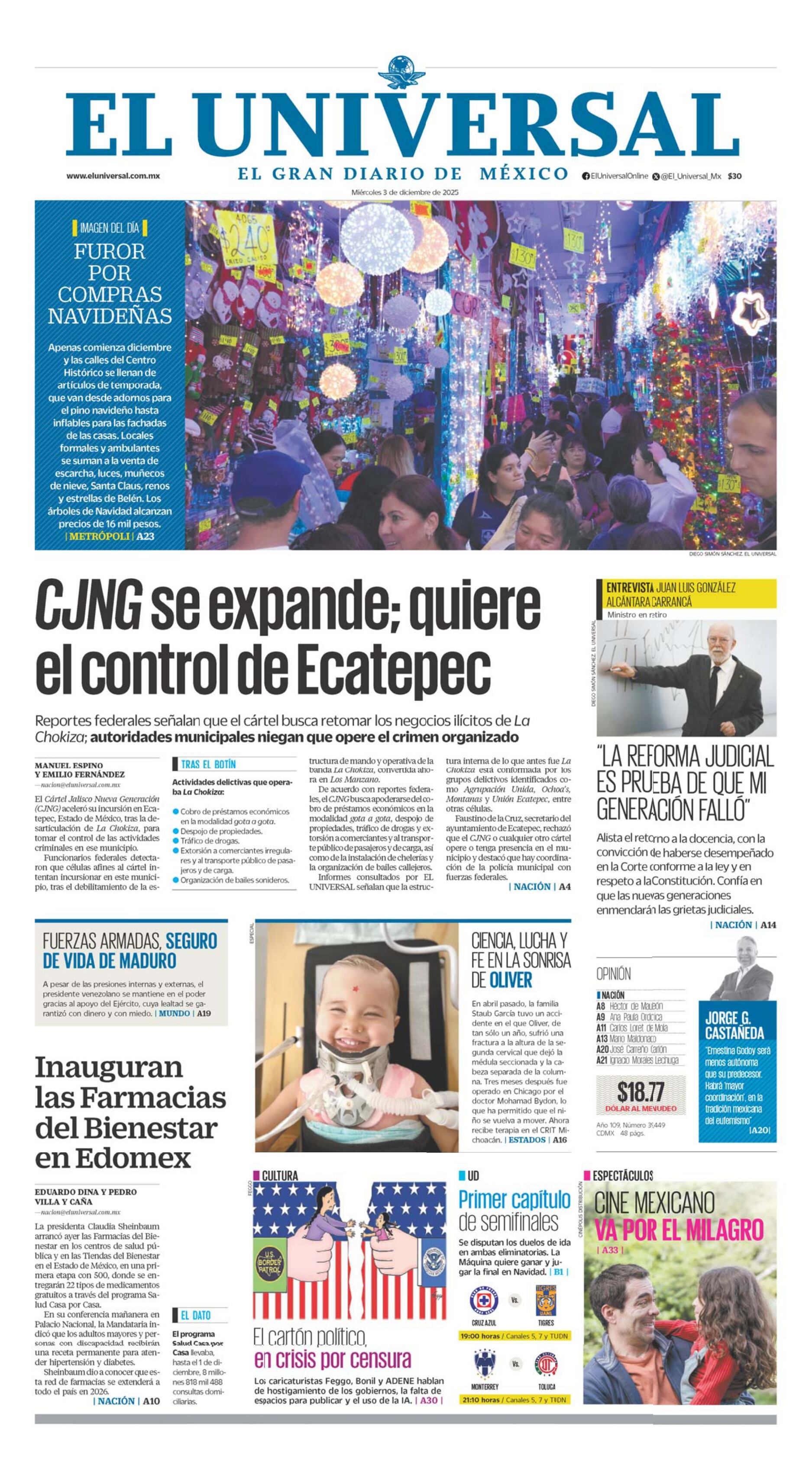 Portada impresa