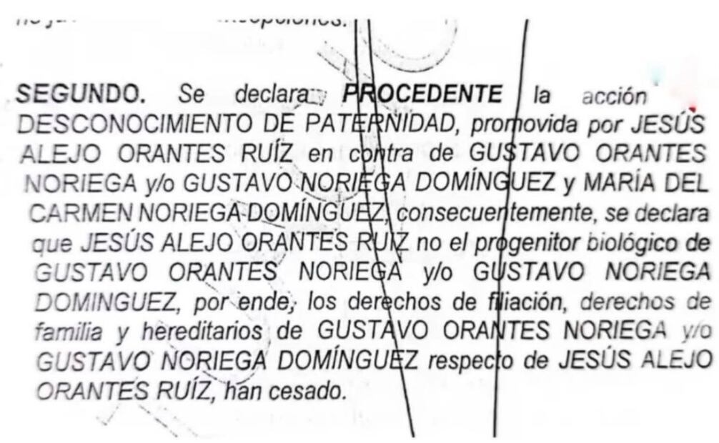 Documentación para eliminar su apellido (14/07/2025). Foto: Especial