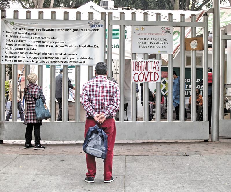 El Hospital de Xoco es uno de los ocho cent ro s habilitados por la Sedesa para atender el Covid-19; sin embargo, no han llegado médicos de las brigadas de apoyo del Insabi. Foto: GERMÁN ESPINOSA. EL UNIVERSAL