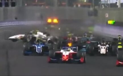 Brutal choque en la Fórmula 2; los pilotos se reportan estables