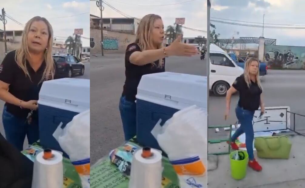 Usuarios en redes sociales compartieron su indignación ante la situación y apodaron a la agresora como 'Lady Tamales'. Foto: Captura de pantalla