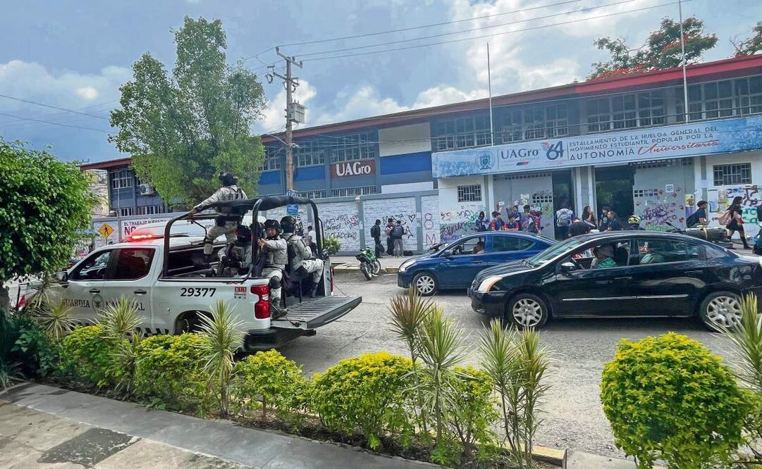 Las clases en las escuelas de la UAGro se retomaron este miércoles. Foto: Arturo de Dios Palma / EL UNIVERSAL