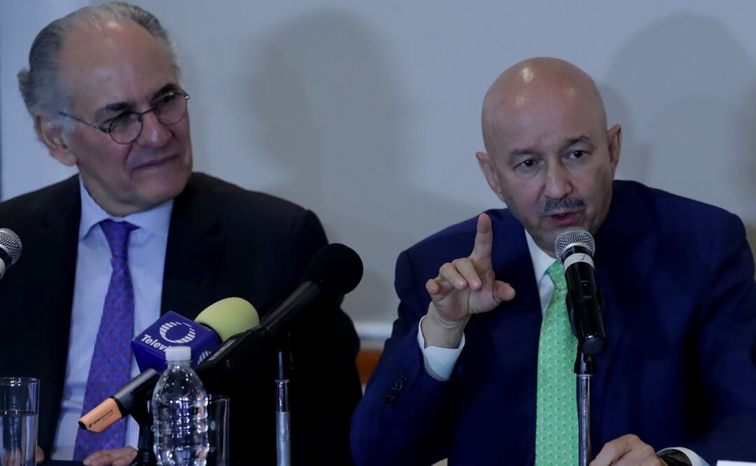 Herminio Blanco Mendoza y Carlos Salinas de Gortari (Foto: Archivo / EL UNIVERSAL)