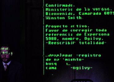 Llevan distopía de "1984" al Helénico