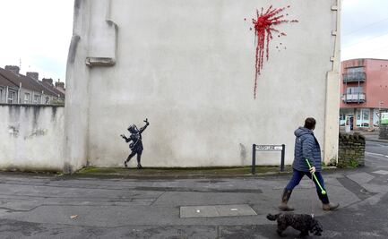 ¿Banksy dio un regalo de San Valentín a su ciudad natal?
