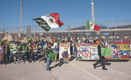 “Necesitamos puentes, no muros”, exigen durante protesta en Tijuana