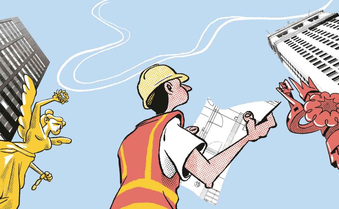 Desplazan A CDMX en inversión inmobiliaria. Ilustración de Ani Cortés