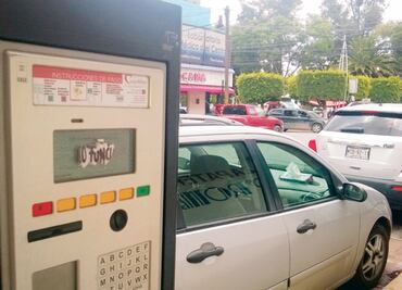 Sin funcionar, parquímetros de Cuautitlán