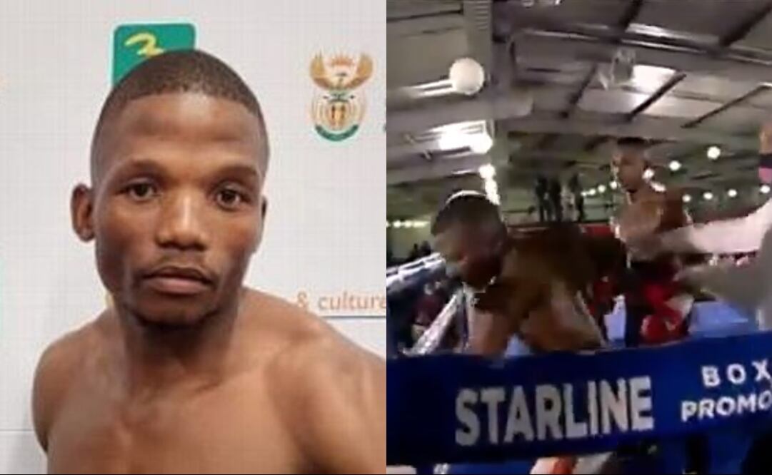 Simiso Buthelezi fue el boxeador afectado - FOTO: Especial