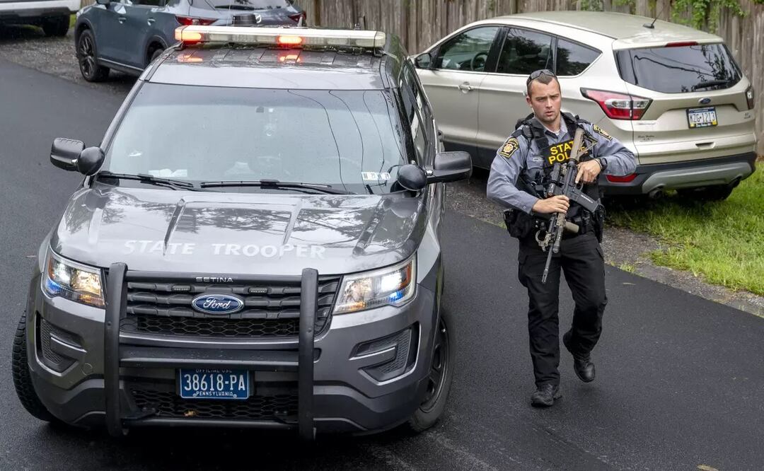Un portavoz de la policía estatal indicó que el suceso ocurrió en el noreste de Pensilvania, a lo largo de la Ruta 171 cerca del pueblo de Thomson. En la imagen un policía estatal. Foto: Ilustrativa / AP