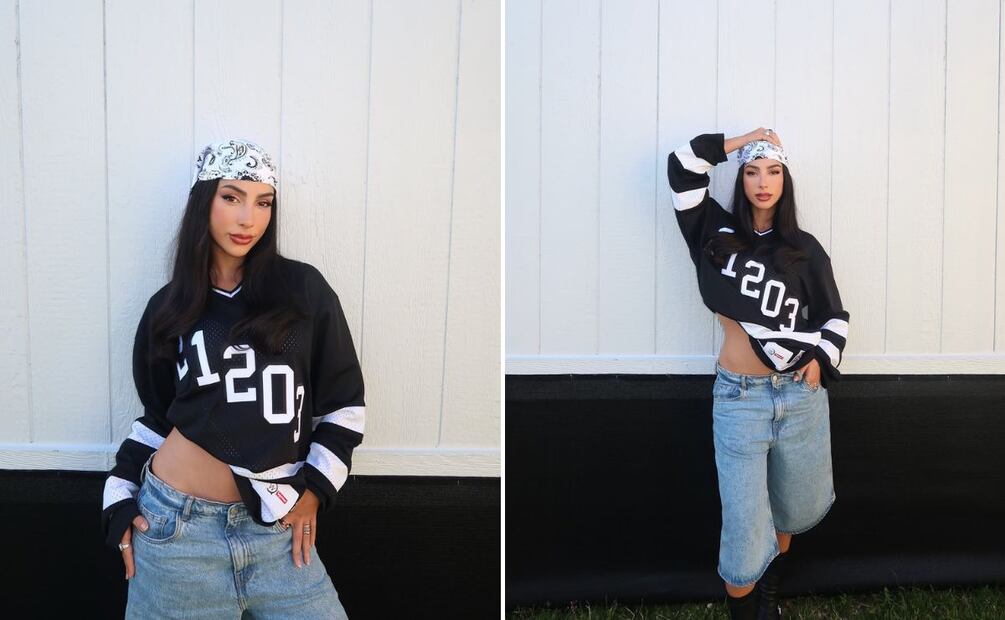 En festivales, María Chacón mezcla estilo y comodidad. Foto: Instagram @oficialmariachacon