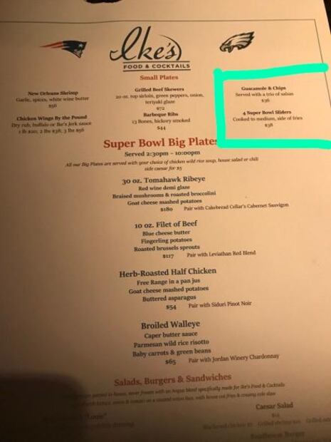 Guacamole con precio de caviar para el Super Bowl 