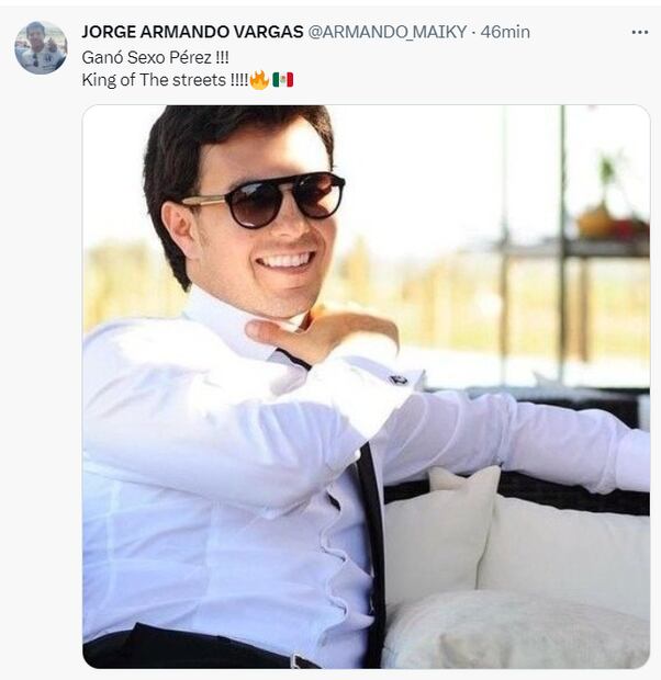 Memes de Checo Pérez en el GP de Azerbiayán