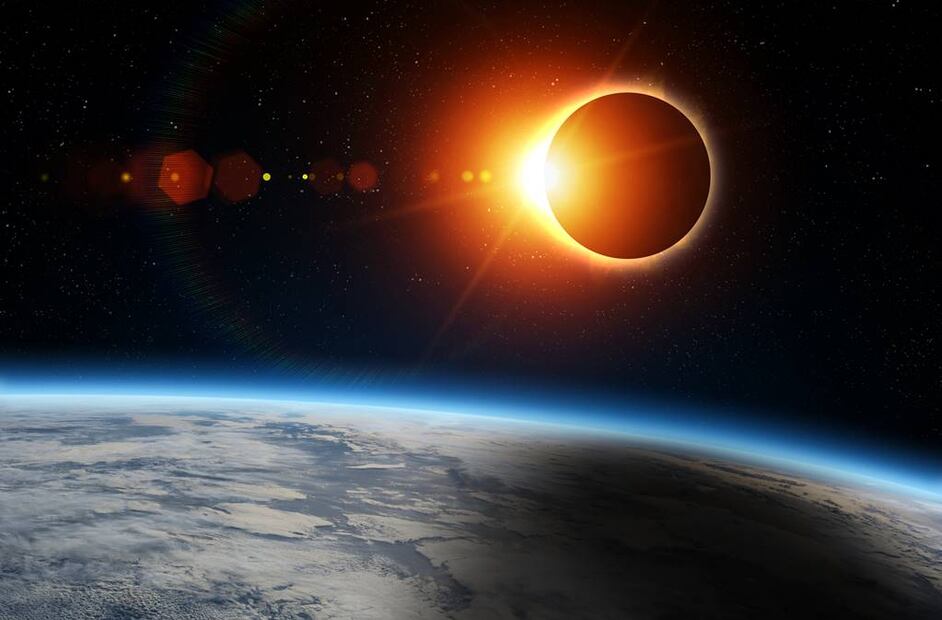 En CDMX se observará de  manera parcial, ya que, durante la fase máxima, se podrá ver la Luna cubriendo solamente 79% del disco solar. Foto: iStock