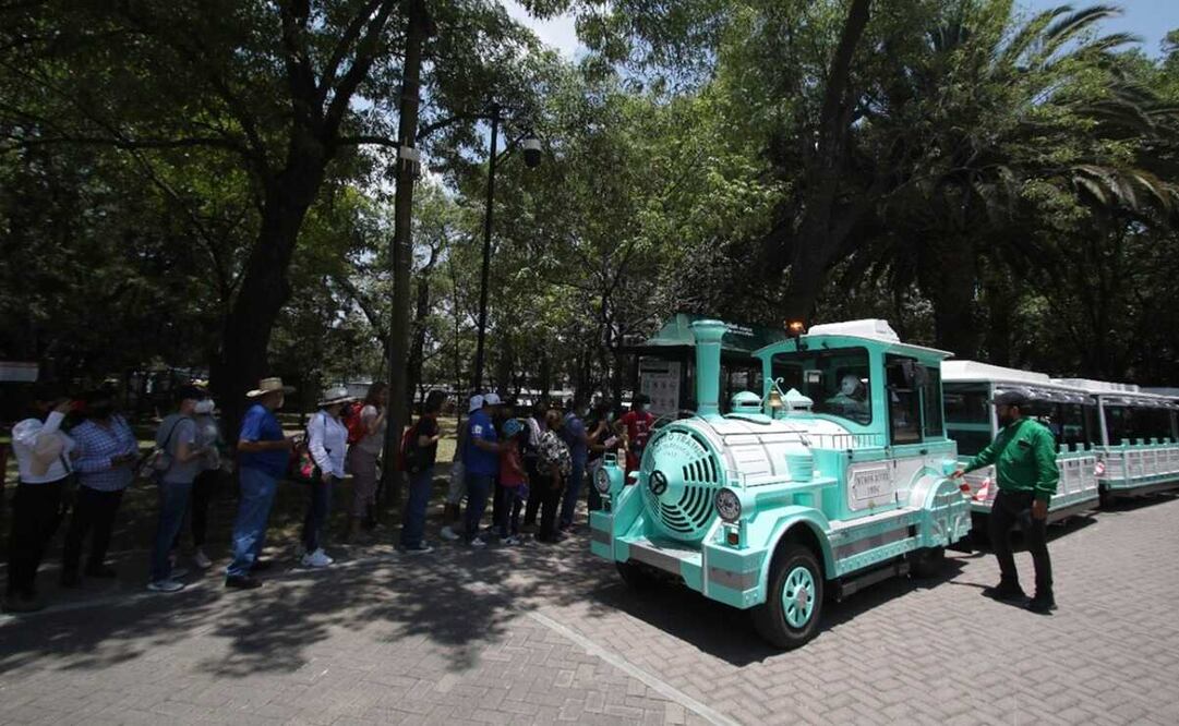 En un viaje, el trenecito acepta en promedio a 58 personas. Foto: Carlos Mejía 