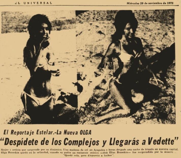 Olga Breeskin fascinó con su cuerpo y fue "una mujer sin escrúpulos"