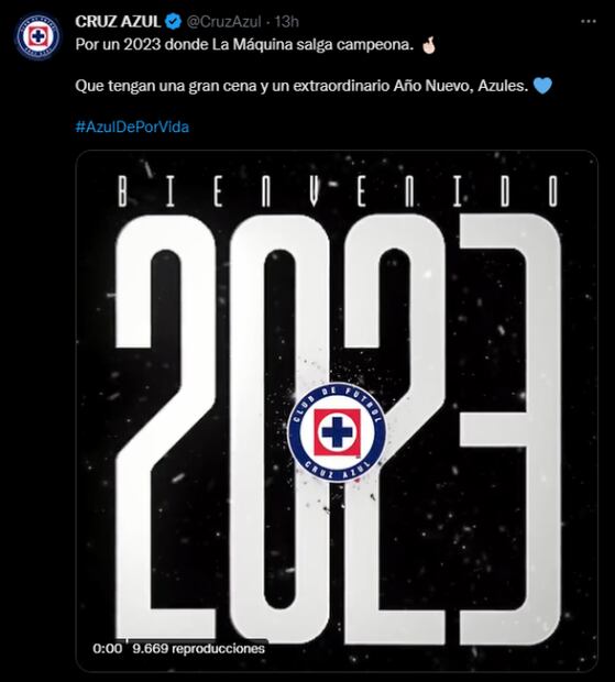 Llegó el 2023 y así festejaron los cuatro grandes de la Liga MX el año nuevo
