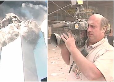 11-S: La impactante toma de la caída de las Torres Gemelas captada por un camarógrafo en NY