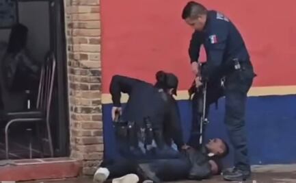 Dan de baja a policía municipal por abuso de autoridad contra hombre de Hidalgo; lo detuvo con exceso de fuerza