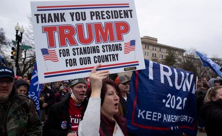 Simpatizantes de Trump rechazan en Washington el triunfo de Biden